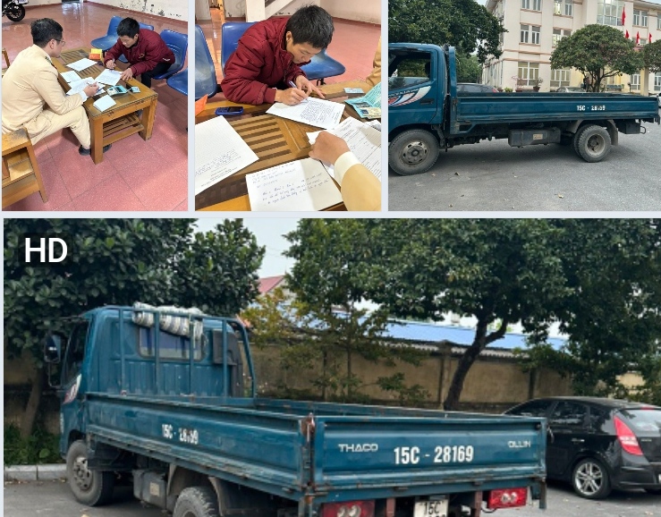 Trạm CSGT Quang Thanh: Tạm giữ giấy phép lái xe người điều khiển xe ô tô tải đi ngược chiều trên quốc lộ 10